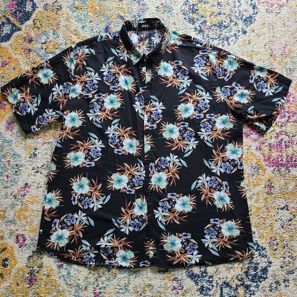 JOGAL floral button up shirt - Picture 2 of 9